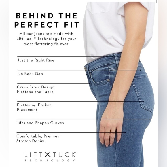 NYDJ Women’s Alina Skinny Jeans Size 10 - Picture 9 of 10